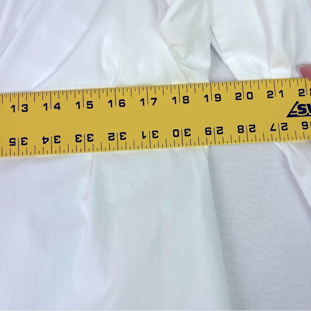 Gap maternity tailored optic white button  down shirt  size: extra small NWT - Picture 9 of 12